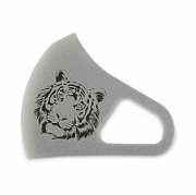 Многоразовая маска Aero Silver Mask, "Тигр" серая