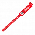 Контрольный виниловый браслет с чипом (RFID)